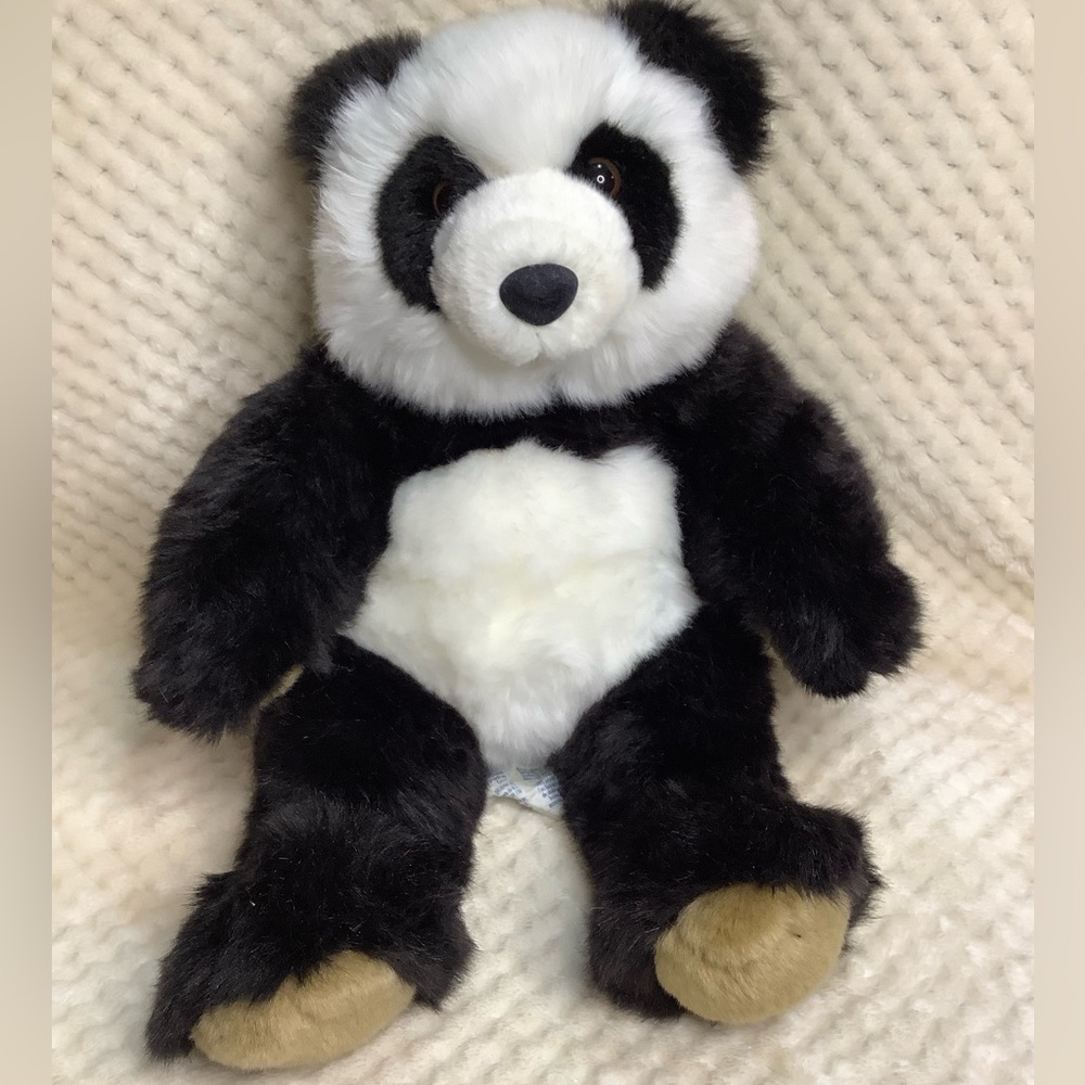 Build A Bear Retired Plush Pawsome Panda Bear Stuffed Animal Toy No Sound 🐾